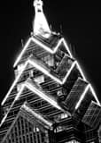 Vertical The Top of One Liberty Place black and white Pictures