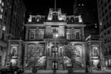Horizontal The Union League of Philadelphia at Night black and white Pictures
