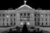 Horizontal The Arizona Capitol Building landscape black and white Photography