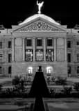 Vertical The Arizona Capitol Building landscape black and white Photography