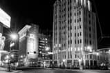 Horizontal Luhrs Tower at Jefferson and First landscape black and white Photography
