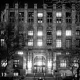 Square The Maricopa County Courthouse in Phoenix black and white Photography