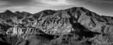 Panoramic The Mazatzal Mountains from the Apache Trail black and white Photos