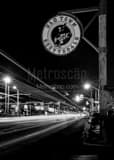 Vertical Old Town Scottsdale at Night Photography