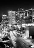 Vertical The Phoenix Skyline Above Jefferson Ave black and white Photos