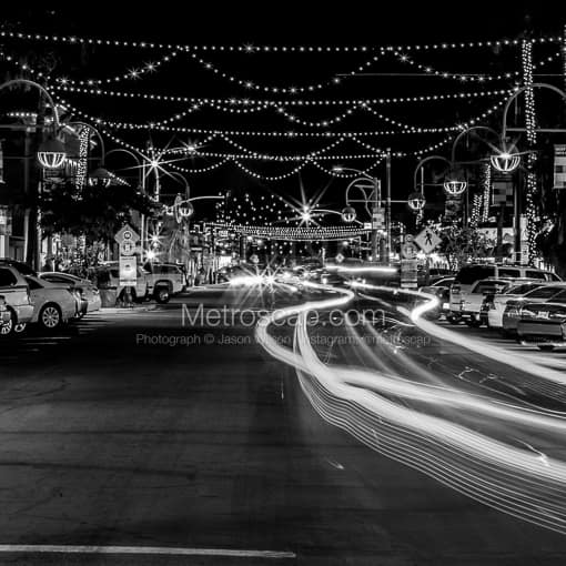 The Scottsdale Art Walk on Main Street -- Phoenix Black and White Pictures