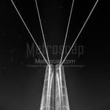 Square The Soleri Bridge at Night black and white Photography