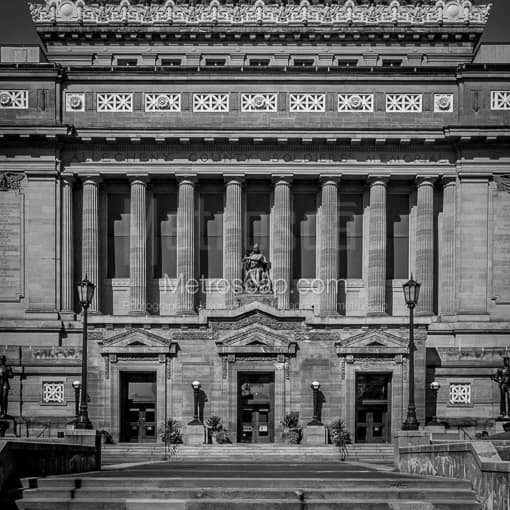 The Allegheny County Soldiers Memorial -- Pittsburgh Black and White Photos