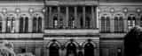 Panoramic The Carnegie Library black and white Photos