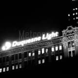 Square The Duquense Light Sign black and white Photos