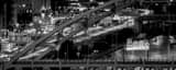 Panoramic The Fort Pitt Bridge from the West End Overlook black and white Photos