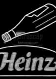 Vertical Heinz Ketchup Neon Sign black and white Photos