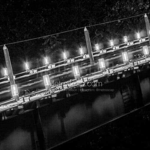 Lights and Rails on the Monongahela Incline  -- Pittsburgh Black and White Photos