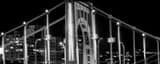 Panoramic The Ninth Avenue Bridge at Night black and white Photos