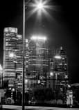 Vertical A Partial Pittsburgh Skyline near Smithfield Bridge black and white Photos