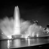 Square The Point State Park Fountain black and white Photos
