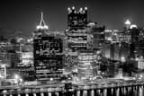 Horizontal The PPG Building in the Pittsburgh Skyline black and white Photos