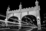 Horizontal The Smithfield Bridge at Night black and white Photos