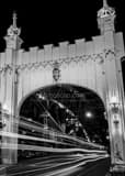 Vertical The Smithfield Bridge at Night black and white Photos