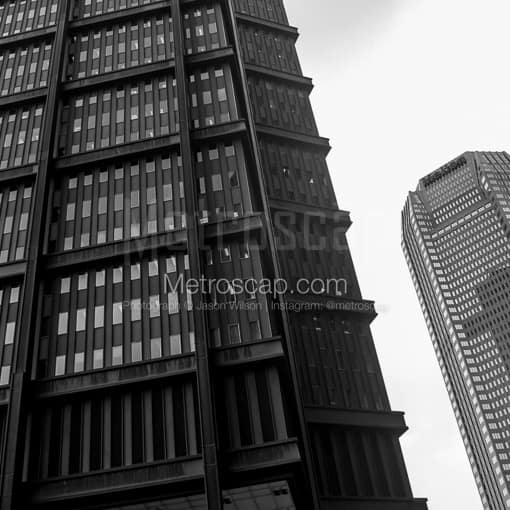The Steel Beams of the U.S. Steel Building -- Pittsburgh Black and White Photos