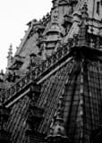 Vertical The Top of the Union Trust Building black and white Photos