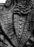 Vertical The General Pulaski Statue in Poland Ohio black and white Pictures