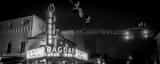 Panoramic The Bagdad Theater in Portland black and white Photography