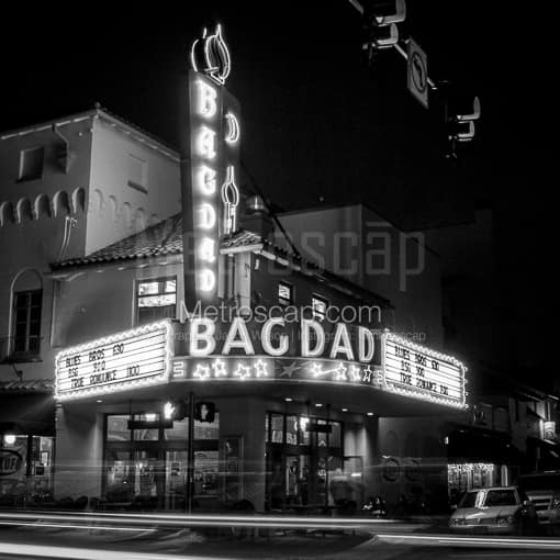 The Bagdad Theater in Portland -- Portland Black and White Photography