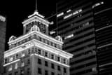 Horizontal The Portland Clock Tower black and white Photography