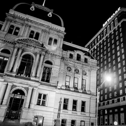 The Providence City Hall Building -- Providence Black and White Photography
