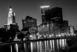 Horizontal The Providence Skyline at Twilight Photography