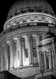 Vertical The Rhode Island State Capitol Building black and white Photography