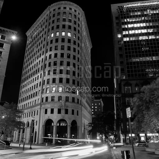 Providence Black and White Photography of The Turks Head Building at Weybosset and Westminster The Turks Head Building at Weybosset and Westminster -- Providence Black and White Photography