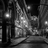 Square Westminster Mall and Union Street black and white Photographs