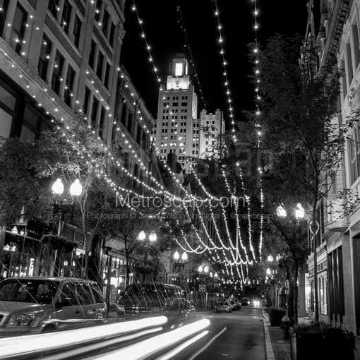 Westminster Street Shopping District -- Providence Black and White Photography