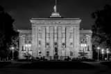 Horizontal The North Carolina State Capitol Building black and white Photography