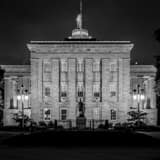 Square The North Carolina State Capitol Building black and white Photography
