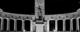 Panoramic Jefferson Davis Monument black and white Photos