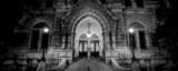 Panoramic The Old Richmond City Hall Building black and white Photos