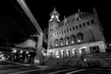 Horizontal The Amtrak Richmond Main Street Station black and white Photos