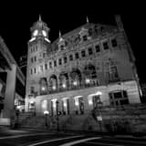 Square The Amtrak Richmond Main Street Station black and white Photos