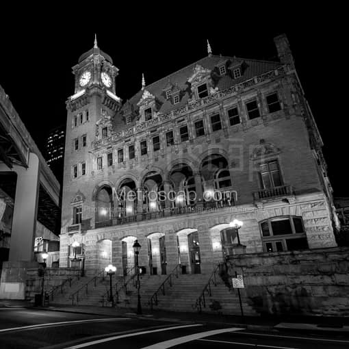 The Amtrak Richmond Main Street Station -- Richmond Black and White Photos