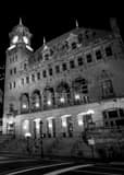 Vertical The Amtrak Richmond Main Street Station black and white Photos