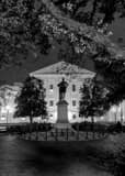 Vertical The Stonewall Jackson Statue on the Virginia Statehouse Grounds black and white Photos