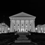 Square The Virginia Statehouse black and white Photos