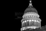 Horizontal The Dome of the Utah Capitol Building black and white Pictures