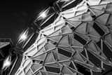 Horizontal Hoberman Arch Detail black and white Pictures