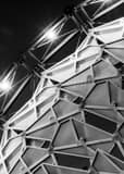 Vertical Hoberman Arch Detail black and white Pictures