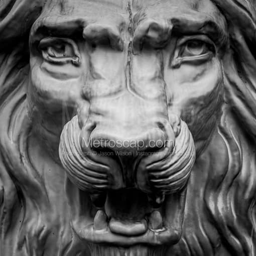 The Lion Building in Temple Square -- Salt Lake City Black and White Photography