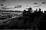 Horizontal The Oquirrh Mountains and Salt Lake Valley at Sunset black and white Pictures